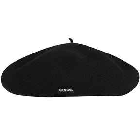 Kangol Anglobasque French Beret - Black (100% Wool British Party Hat 0252HT)