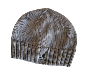 Kangol Kids Fully Fashioned Pull On Beanie Warm Winter Ski Snow Hat - Grey
