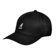 KANGOL Wool Flexfit Baseball Cap - Black (8650BC)