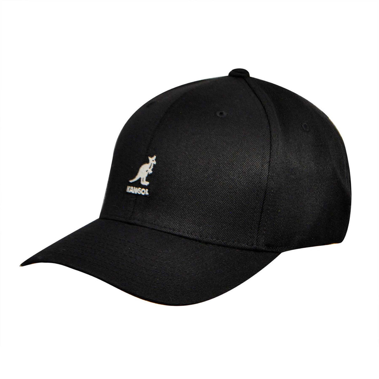 KANGOL Wool Flexfit Baseball Cap - Black (8650BC)