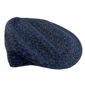 Kangol Childrens Escher Check 504 Hat - Mulberry