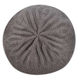 Kangol Kids Lozenge Knit Beret Hat Warm Winter French - Grey - One Size