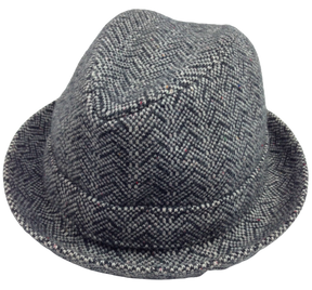 KANGOL Kids Herringbone Player Trilby Hat K0795KK Brimmed Fedora Childrens Cap