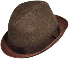 KANGOL Dapper Mens Wool Felt & Straw Player Trilby (K0818LX)