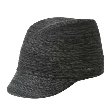 KANGOL Angle Stripe Colette Hat Cap Wool Blend K1262FA Knit Military Trilby - Black - XL