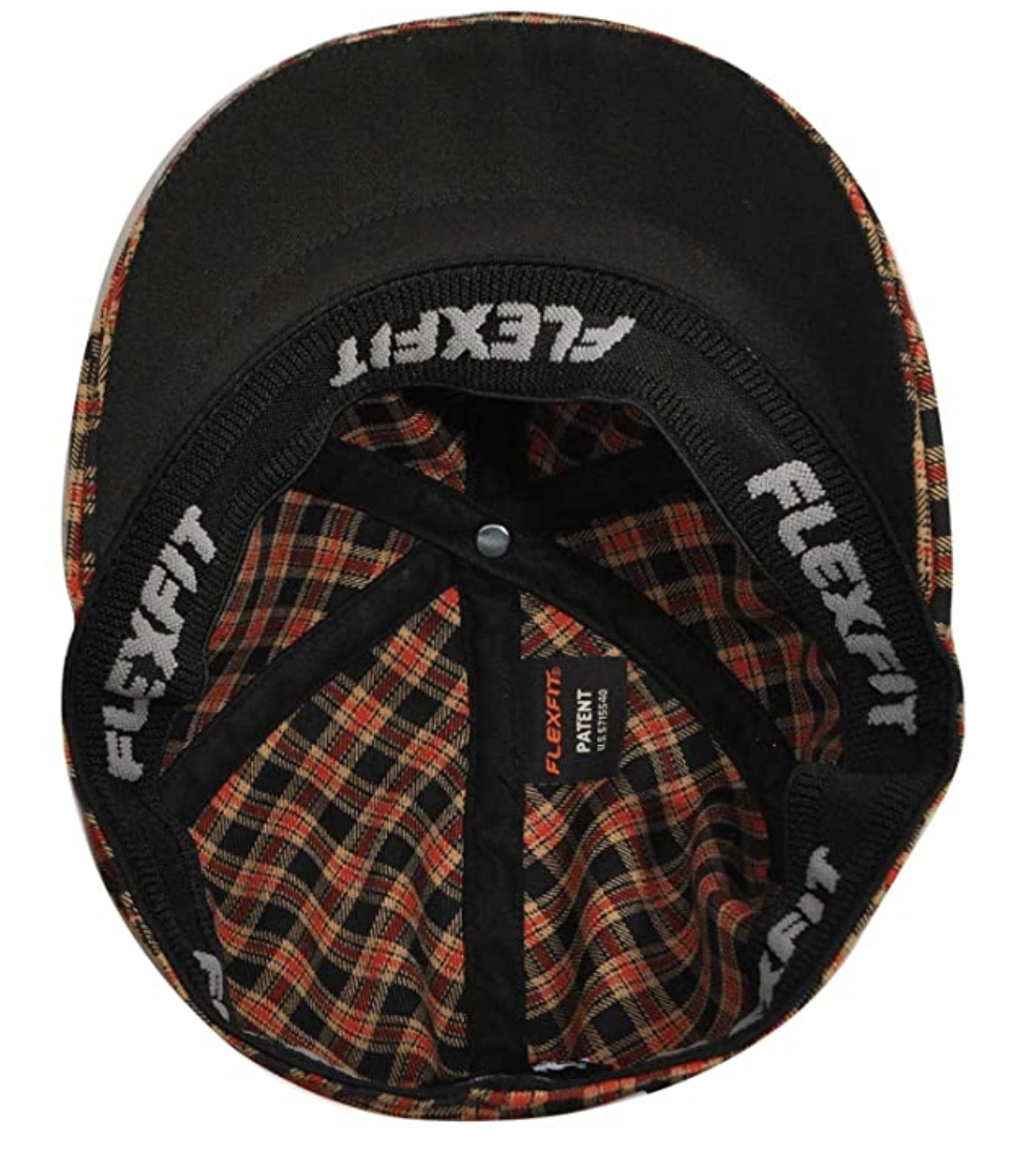 Kangol Plaid Mens 504 Ivy Cap - Squares Check L/XL (Flexfit Driving Baker Boy Hat K1499FA)