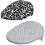 KANGOL Code 504 Ivy Cap Flat sboy Hat Bamboo Blend Eco Friendly K2028CO - Morse White White