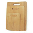 3Pack Premium Natural Bamboo Chopping Boards Set