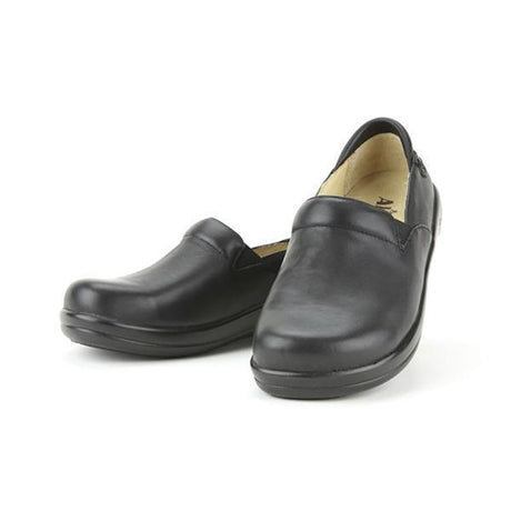 Alegria Keli Nursing Shoes Slip On Womens Work Hospitality - Black Nappa
