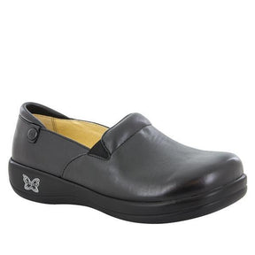 Alegria Keli Nursing Shoes Slip On Womens Work Hospitality - Black Nappa