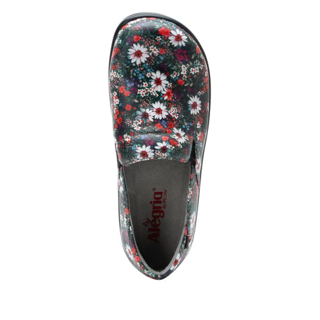 Alegria Keli Nursing Shoes Slip On Womens Work Hospitality in Sugar N Red Spice
