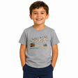 Kids 100% Cotton Australian (Melbourne) Koala T-Shirt Top Tee in Grey - 14