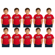 10x Kids Koala Melbourne Australia T-Shirt Bulk Pack - Red (100% Cotton Childrens Souvenir Gift Top) - 4