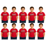 10x Kids Koala Melbourne Australia T-Shirt Bulk Pack - Red (100% Cotton Childrens Souvenir Gift Top) - 8