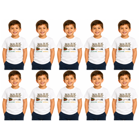 10x Kids Koala Melbourne Australia T-Shirt Bulk Pack - White (100% Cotton Childrens Souvenir Gift Top) - 4