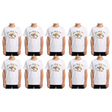 10x Kids Kangaroo Australia T-Shirt Bulk Pack - White (100% Cotton Childrens Souvenir Gift Top)
