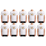 10x Kids Kangaroo Australia T-Shirt Bulk Pack - White (100% Cotton Childrens Souvenir Gift Top)