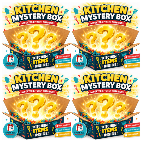4x Mystery Kitchen Gift Box Bulk Pack - Assorted Kitchen Accessories