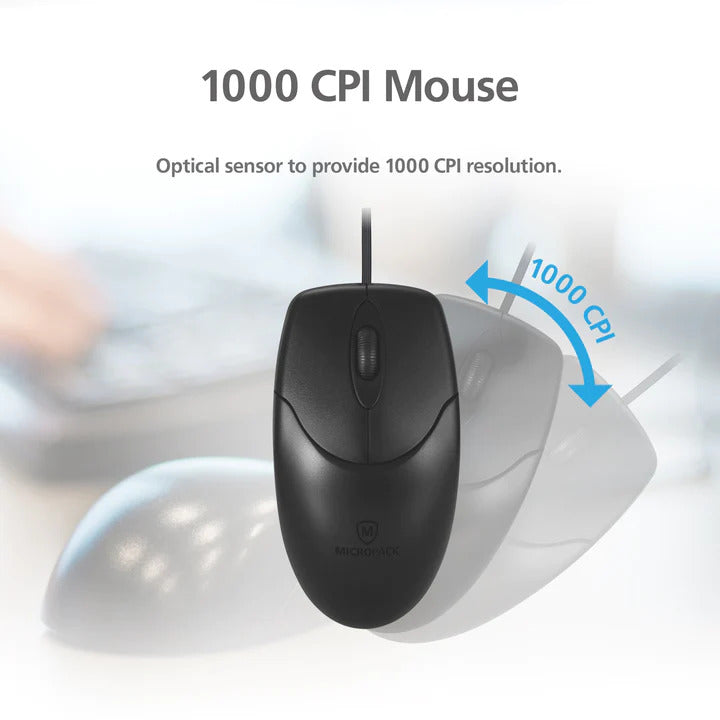 Classic Wired Keyboard and Mouse Combo