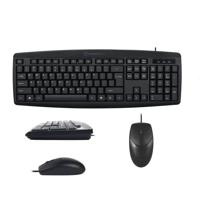 Classic Wired Keyboard and Mouse Combo