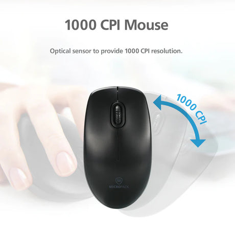 Water Resistant iFree Lite Classic Wireless Keyboard and Mouse Combo Set