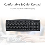 Water Resistant iFree Lite Classic Wireless Keyboard and Mouse Combo Set