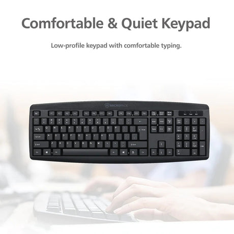 Water Resistant iFree Lite Classic Wireless Keyboard and Mouse Combo Set