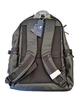 Kangol Leather Look Vinyl Backpack Bag w/ Laptop Sleeve in Black