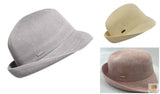 KANGOL Bamboo Anni Cloche Womens Ladies Trilby Hat Fedora Cap K0599FA - Grey - M
