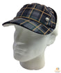 KANGOL Plaid Supre Ushanka Trapper Hat - Grey/Black (Sherpa Lined Cap w/ Ear Flaps)