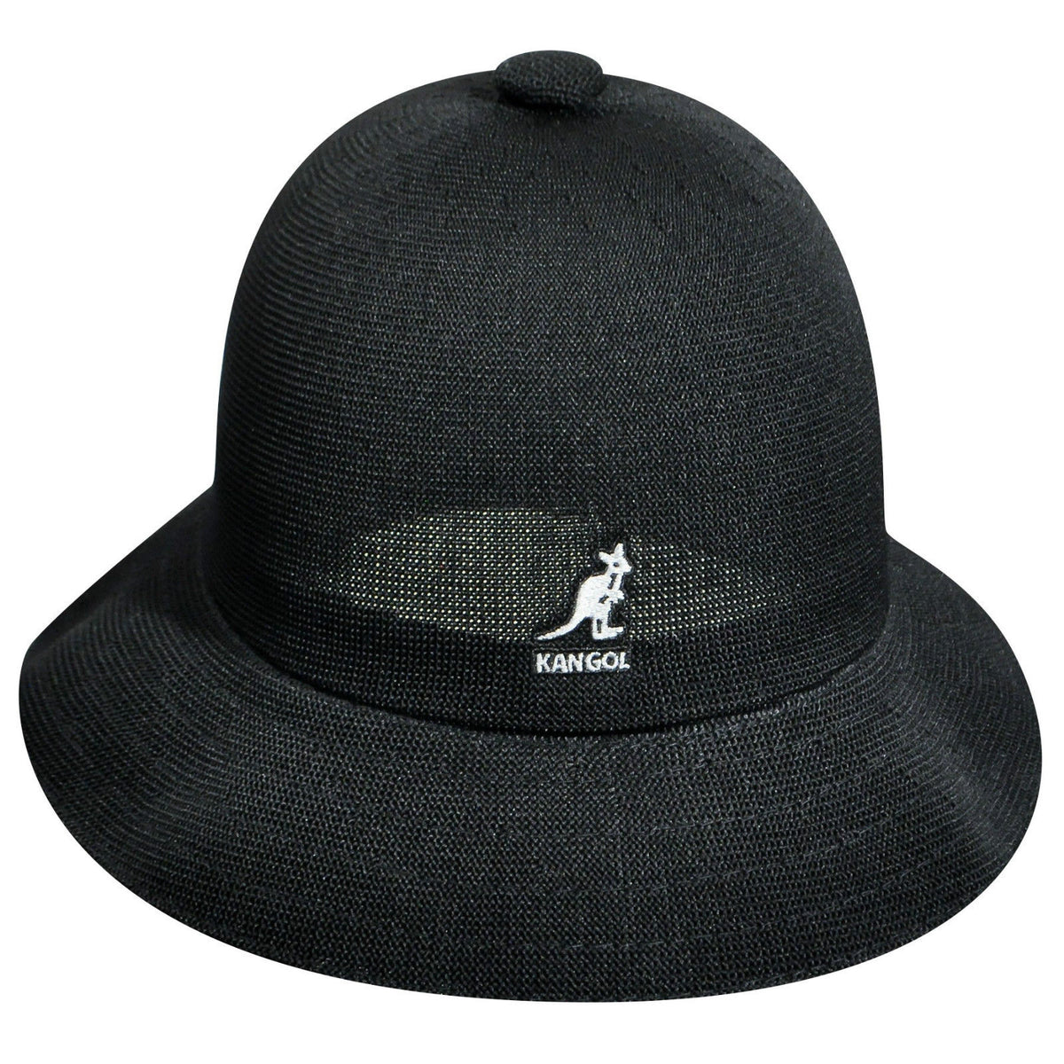 KANGOL Tropic Casual Bucket Hat K2094ST Summer Sun Brim Cap - Black - L