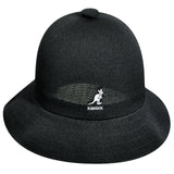 KANGOL Tropic Casual Bucket Hat K2094ST Summer Sun Brim Cap - Black - M