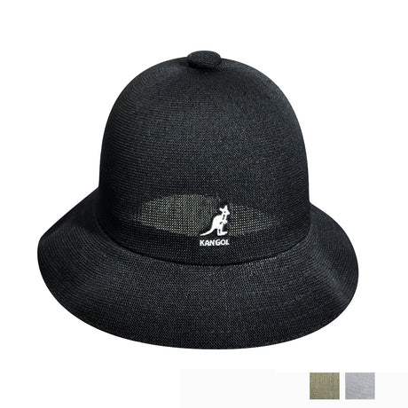 Kangol Tropic Casual Bucket Hat - Black (Summer Sun Brim K2084ST)