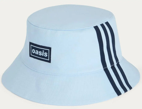 Oasis x Adidas Originals TOUR BUCKET HAT Oasis Live in Clear Sky Blue (One Size)
