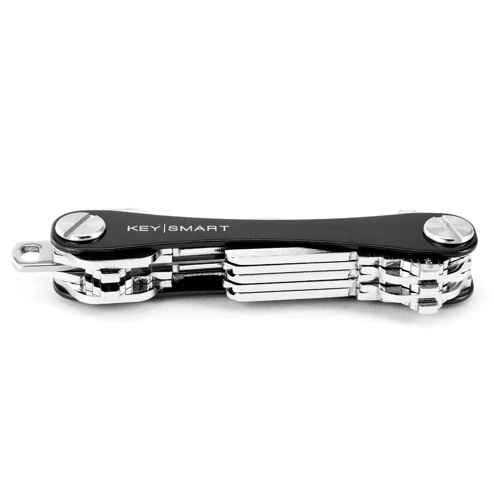 KeySmart Compact Key Holder & Organiser - Holds 8 Keys - Black
