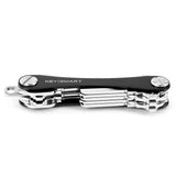 KeySmart Compact Key Holder & Organiser - Holds 8 Keys - Black