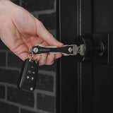 KeySmart Compact Key Holder & Organiser - Holds 8 Keys - Black
