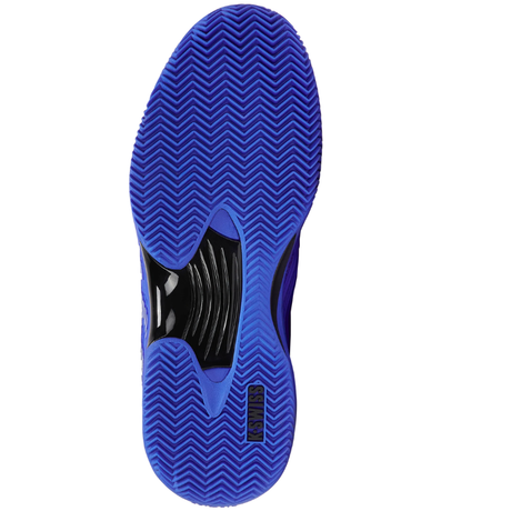 K-Swiss Mens Hypercourt Express 3 Clay Tennis Shoes in Dazzling Blue/Black White