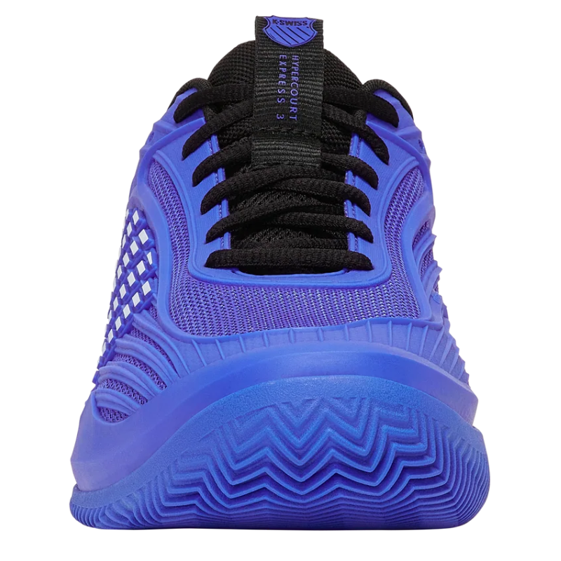 K-Swiss Mens Hypercourt Express 3 Clay Tennis Shoes in Dazzling Blue/Black White