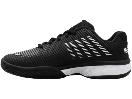 K-Swiss Mens Hypercourt Express 2 Tennis Shoes Durawrap Flex CMEVA in Black/White