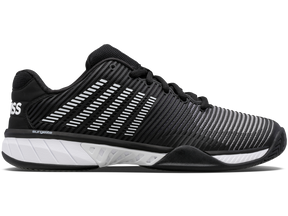 K-Swiss Mens Hypercourt Express 2 Tennis Shoes Durawrap Flex CMEVA in Black/White