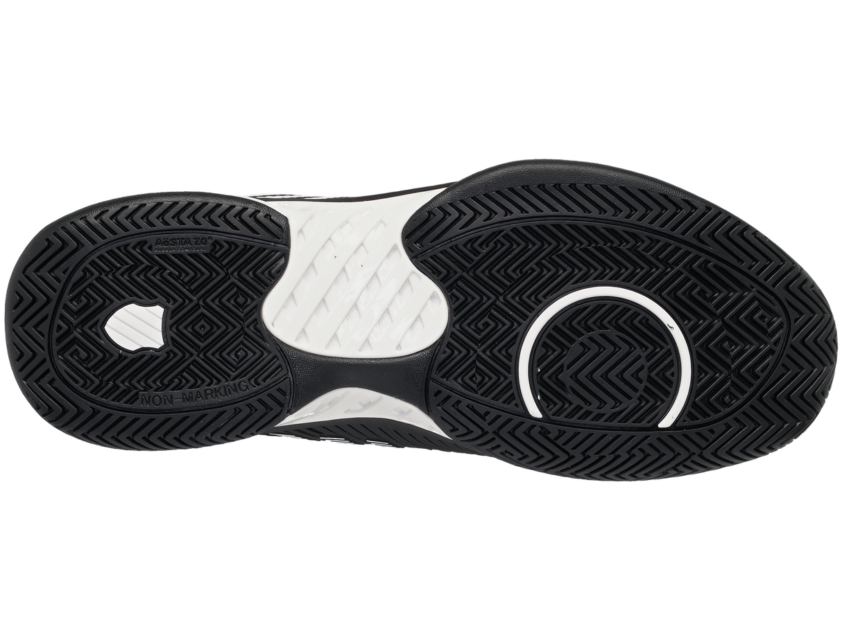 K-Swiss Mens Hypercourt Express 2 Tennis Shoes Durawrap Flex CMEVA in Black/White
