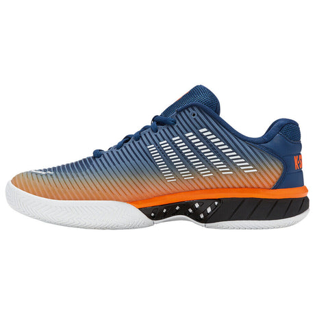 K-Swiss Mens Hypercourt Express 2 Tennis Shoes in Blue Opal/Orange