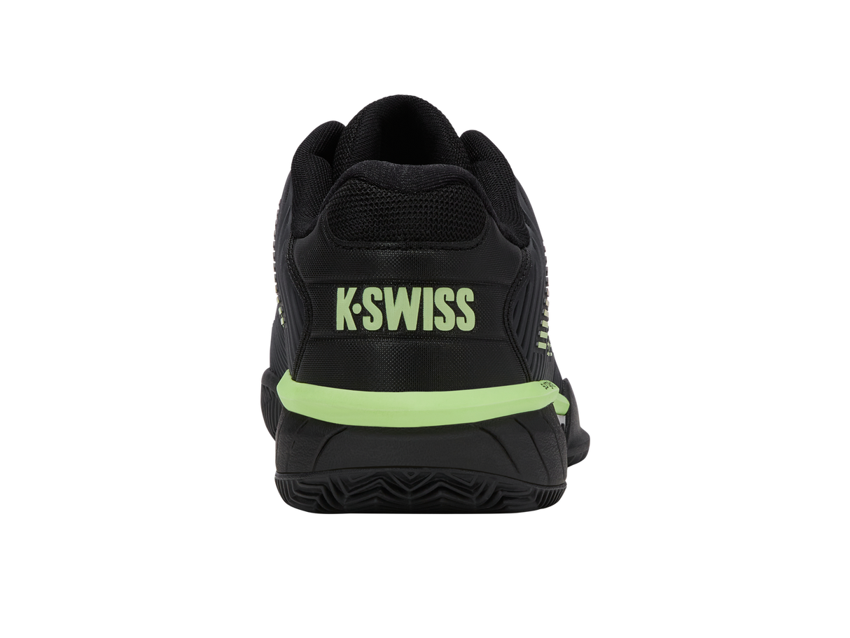 K-Swiss Mens Hypercourt Express 2 Clay Court Tennis Shoes - Black/Green