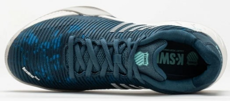 K-Swiss Hypercourt Express 2 Mens Clay Tennis Shoes in Indian Teal/Star White