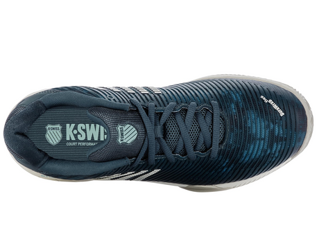K-Swiss Hypercourt Express 2 Mens Clay Tennis Shoes in Indian Teal/Star White