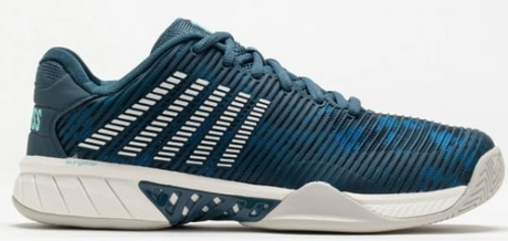 K-Swiss Hypercourt Express 2 Mens Clay Tennis Shoes in Indian Teal/Star White