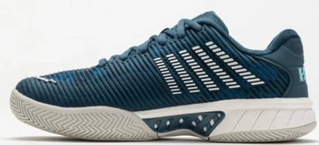 K-Swiss Hypercourt Express 2 Mens Clay Tennis Shoes in Indian Teal/Star White