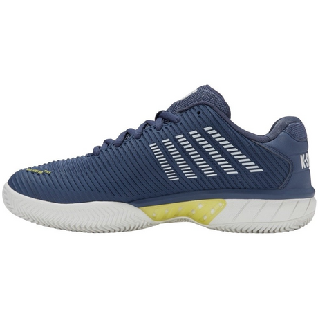 K-Swiss Mens Hypercourt Express 2 Clay Court Tennis Shoes in Indigo/Blanc/Luminary Green