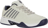 K-Swiss Mens Hypercourt Express 2 Tennis Shoes Wide (2E) in Vaporous Gray/White/Peacoat